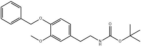 tert-butyl 4-(benzyloxy)-3-MethoxyphenethylcarbaMate分子式结构图