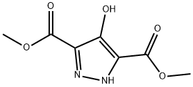 4-羟基吡唑-3,5-二甲酸二甲酯分子式结构图