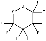 Octafluoro-1,2-dithiane分子式结构图