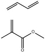 甲基异丁烯酸与聚丁二烯胶的反应产物分子式结构图