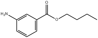 3-氨基苯甲酸丁酯分子式结构图