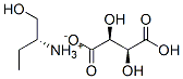 (S)-1-(hydroxymethyl)propylammonium hydrogen [R-(R*,R*)]-tartrate 分子式结构图