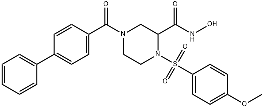 MMP-9/MMP-13 INHIBITOR I分子式结构图