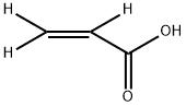 2-Propenoic-2,3,3-d3acid(9CI)分子式结构图