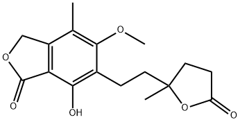 霉酚酸酯EP杂质H(霉酚酸酯-USP相关化合物B)分子式结构图