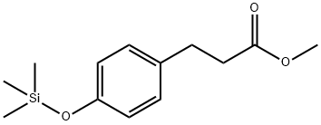 p-[(Trimethylsilyl)oxy]hydrocinnamic acid methyl ester分子式结构图