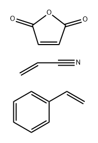 STYRENE-2,5-FURANDIONE-ACRYLONITRILE POLYMER分子式结构图