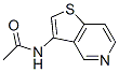 N-[Thieno[3,2-c]pyridin-3-yl]acetamide分子式结构图