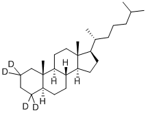 D4 C27 ALPHA ALPHA ALPHA (20R) CHOLESTANE分子式结构图