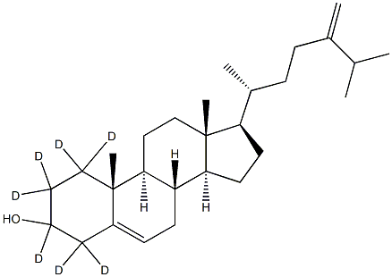 24-Methylenecholesterol-d7分子式结构图