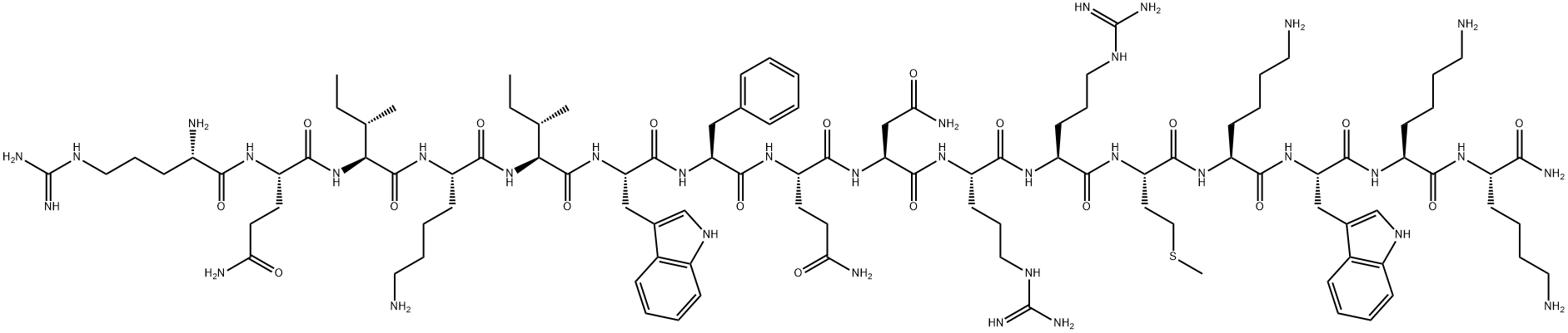 穿膜肽分子式结构图