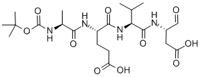 BOC-ALA-GLU-VAL-ASP-ALDEHYDE (PSEUDO ACID)分子式结构图