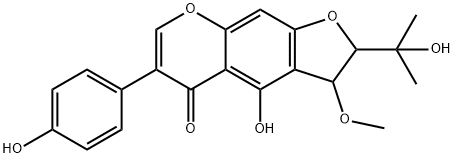 1"-甲氧基刺桐素 C分子式结构图