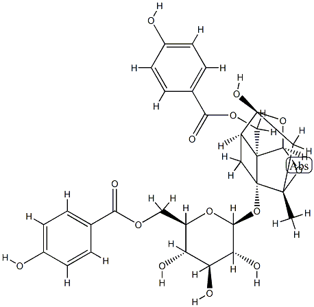 牡丹皮苷 H分子式结构图