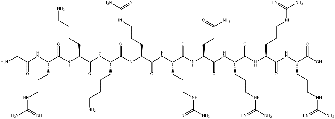 穿膜肽TAT (48-57)分子式结构图