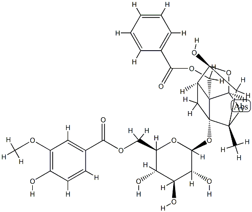 牡丹皮苷J分子式结构图