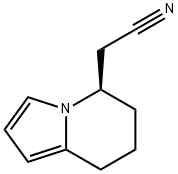 5-Indolizineacetonitrile,5,6,7,8-tetrahydro-,(5R)-(9CI)分子式结构图