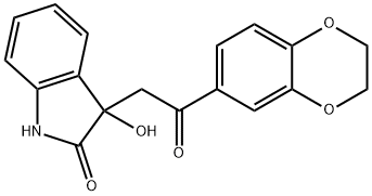 3-[2-(2,3-二氢-1,4-苯并二氧杂芑-7-基)-2-氧代乙分子式结构图