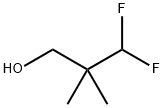 3,3-Difluoro-2,2-dimethyl-1-propanol分子式结构图