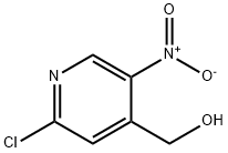 (2-氯-5-硝基吡啶-4-基)甲醇分子式结构图