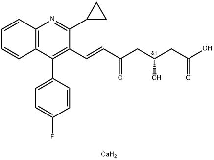 匹伐他汀 5-氧代钙分子式结构图