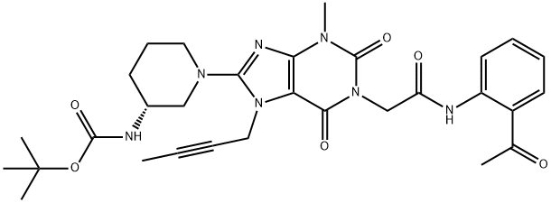 利格列汀杂质30分子式结构图