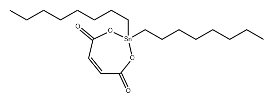 马来酸二辛基锡高聚物分子式结构图