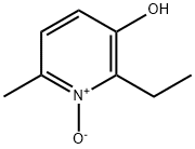 2-乙基-6-甲基-3-羟基吡啶氮氧化物分子式结构图