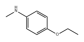 N-甲基对乙氧基苯胺分子式结构图