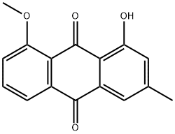 8-甲基大黄酚分子式结构图