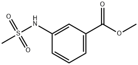 3-(甲基磺酰胺基)苯甲酸甲酯分子式结构图