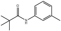 N-(间甲苯基)新戊酰胺分子式结构图