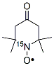 氮氧自由基哌啶酮-1-15N分子式结构图