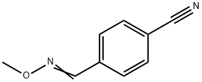 4-(Methoxyiminomethyl)benzonitrile分子式结构图