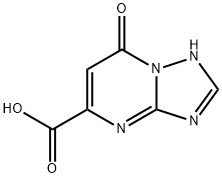 7-氧代-1,7-二氢-[1,2,4]三唑并[1,5-A]嘧啶-5-羧酸分子式结构图