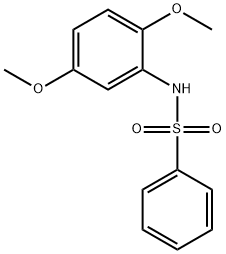 Benzenesulfonamide,N-(2,5-dimethoxyphenyl)-分子式结构图