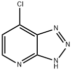 7-氯-3-三唑并(1,2,3)[4,5-B]吡啶分子式结构图