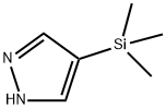 4-(Trimethylsilyl)-1H-pyrazole分子式结构图