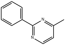 4-甲基-2-苯基嘧啶分子式结构图