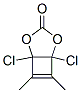 1,5-Dichloro-6,7-dimethyl-2,4-dioxabicyclo[3.2.0]hept-6-en-3-one分子式结构图