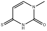 1-Methyl-4-thioxo-3,4-dihydropyrimidine-2(1H)-one分子式结构图