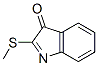 2-(Methylthio)-3H-indol-3-one分子式结构图