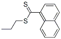 1-Naphthalenecarbodithioic acid propyl ester分子式结构图