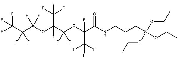 九碳全氟聚醚硅氧烷分子式结构图