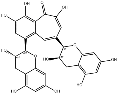 新茶黄素分子式结构图