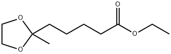 5-(2-Methyl-1,3-dioxolan-2-yl)valeric acid ethyl ester分子式结构图