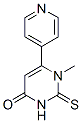 2,3-Dihydro-1-methyl-6-(4-pyridinyl)-2-thioxopyrimidin-4(1H)-one分子式结构图