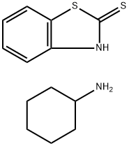 2-巯基苯并噻唑环己胺盐分子式结构图