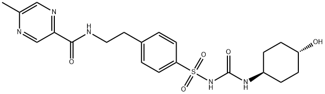 格列吡嗪杂质24分子式结构图