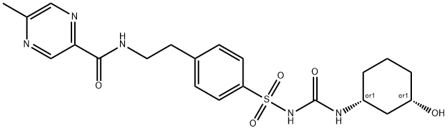 格列吡嗪杂质25分子式结构图